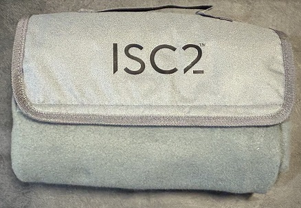 Gray ISC2 Foldable Blanket